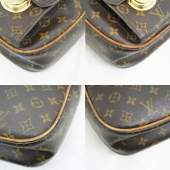 Louis Vuitton GM Bag Monogram Shoulder Brown Hudson - Picture 9 of 9